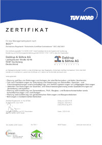 Zertifikat SCC