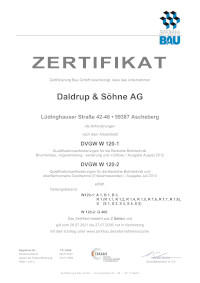 DVGW Zertifikat